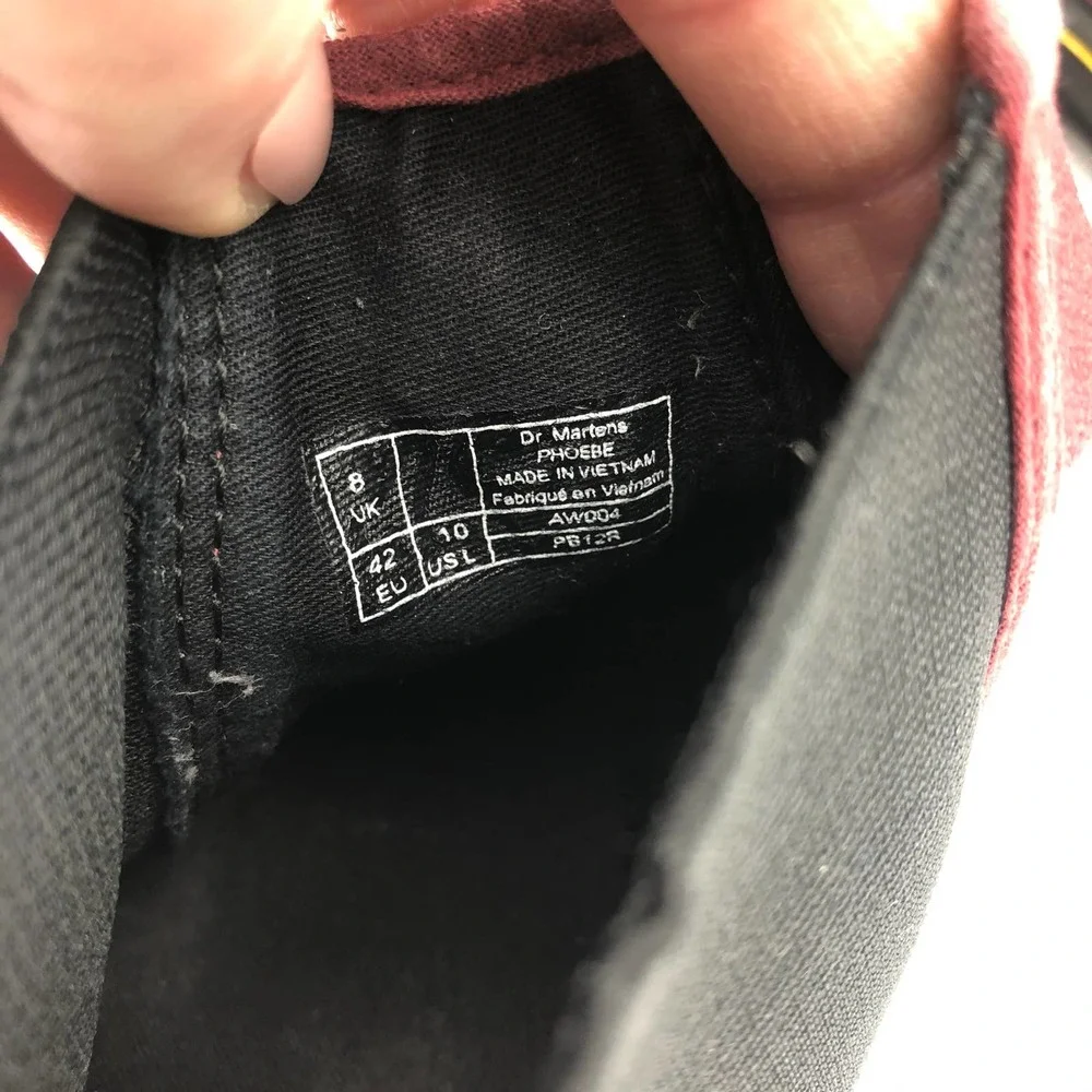 Dr. Martens Phoebe Chelsea Boot Canvas Size 10 - Picture 8 of 8